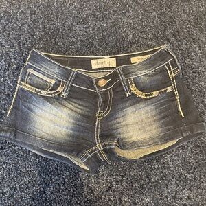 Daytrip Women's Dark Wash Jean Shorts